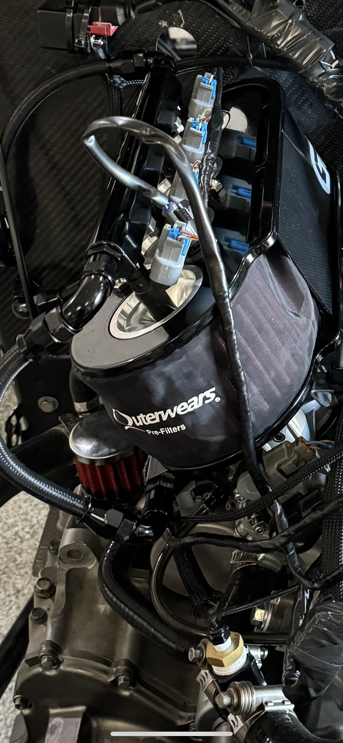 Outerwears Filter Cover - Fits K&N E-2990/ Randys Racing Filters 3413