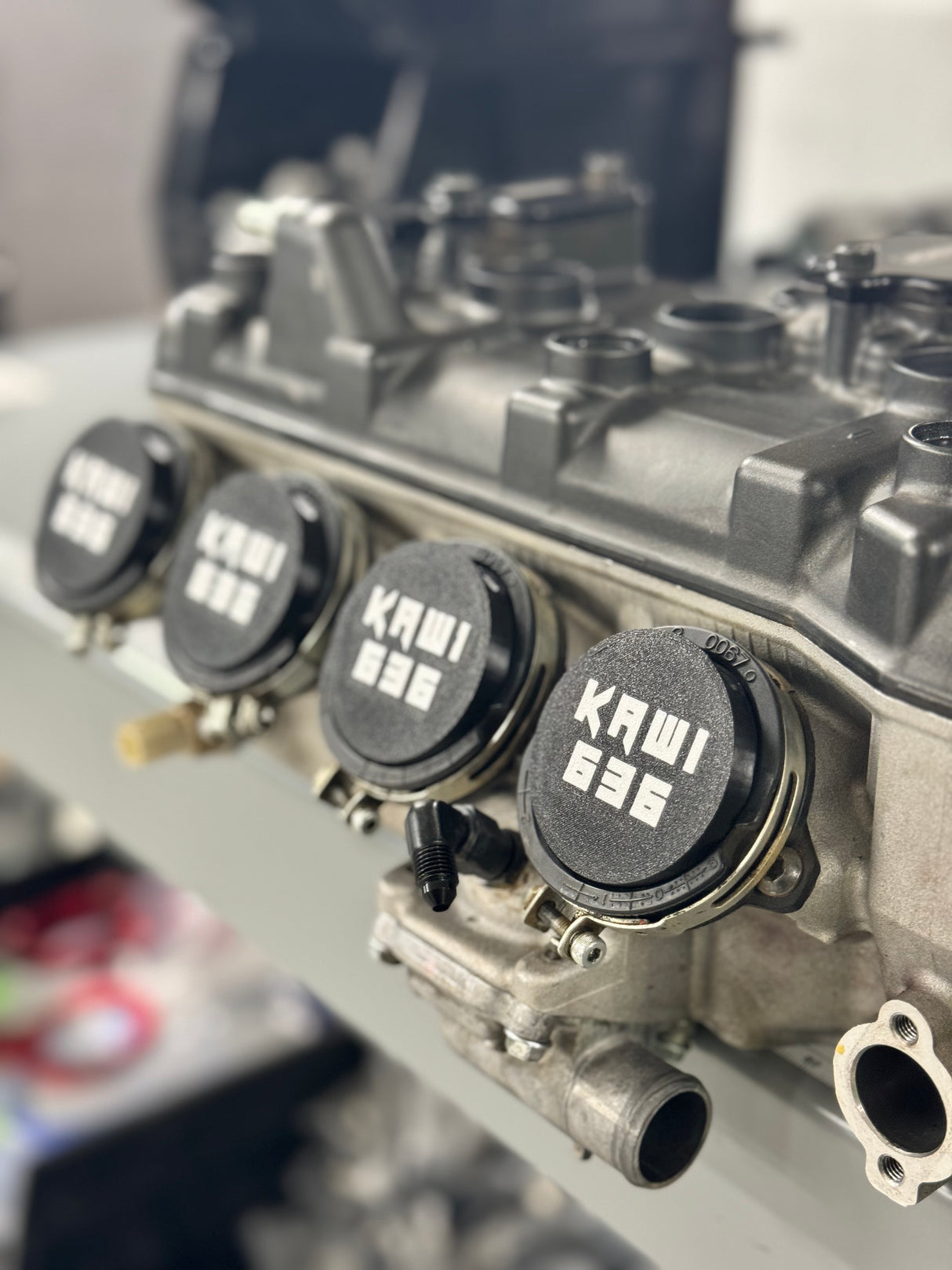 Intake Boot Port Plugs for Kawi 636