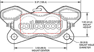 Wilwood GP320 Brake Caliper